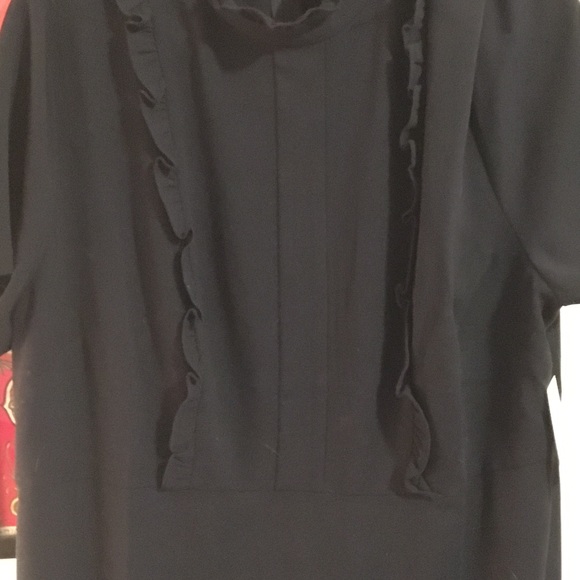 Eloquii ruffle shirt dress. Never worn, w tags. - Picture 3 of 5